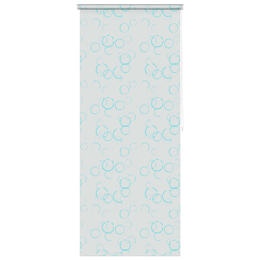 vidaXL Κουρτίνα Μπάνιου Ρολό Σχέδιο Φυσαλίδες 80 x 240 εκ.