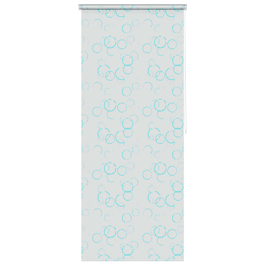 vidaXL Κουρτίνα Μπάνιου Ρολό Σχέδιο Φυσαλίδες 80 x 240 εκ.