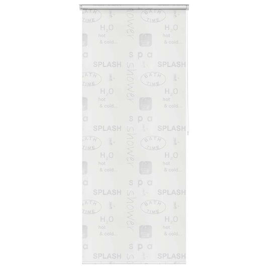 vidaXL Κουρτίνα Μπάνιου Ρολό Σχέδιο Πιτσιλιά 100 x 240 εκ.