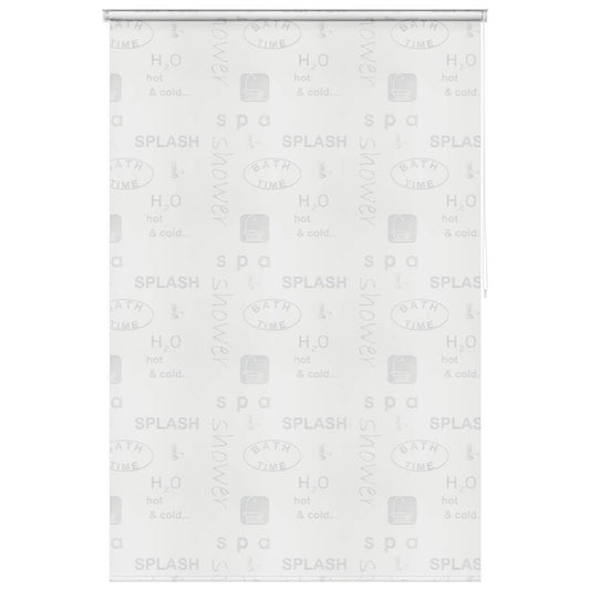 vidaXL Κουρτίνα Μπάνιου Ρολό Σχέδιο Πιτσιλιά 160 x 240 εκ.