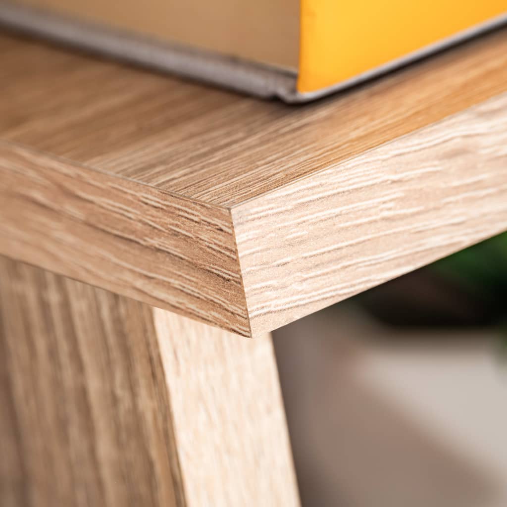 vidaXL Σύνθετο Τηλεόρασης σε Χρώμα Sonoma Δρυς με Φωτισμό LED