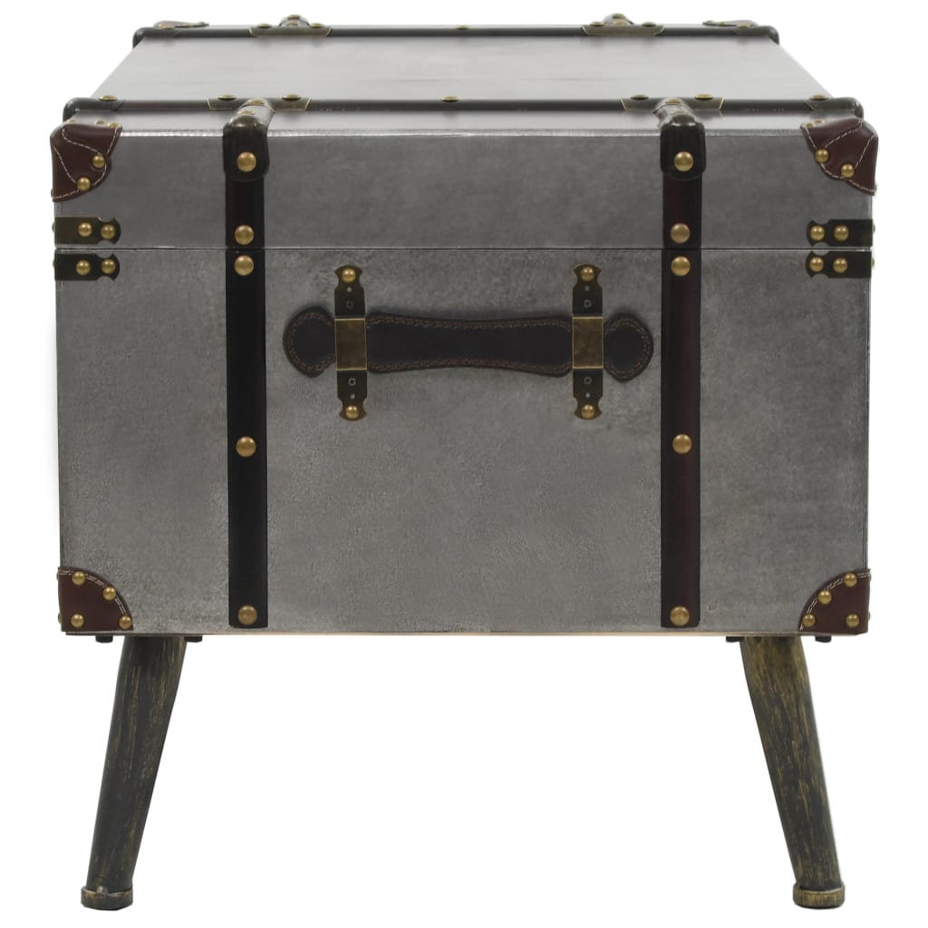 vidaXL Τραπεζάκι Σαλονιού 102 x 51 x 47,5 εκ. από MDF και Αλουμίνιο