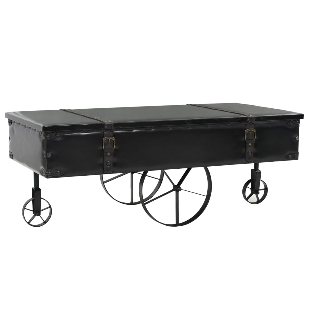 vidaXL Τραπεζάκι Σαλονιού 110 x 55 x 43 εκ. από MDF και Ξύλο Ελάτης