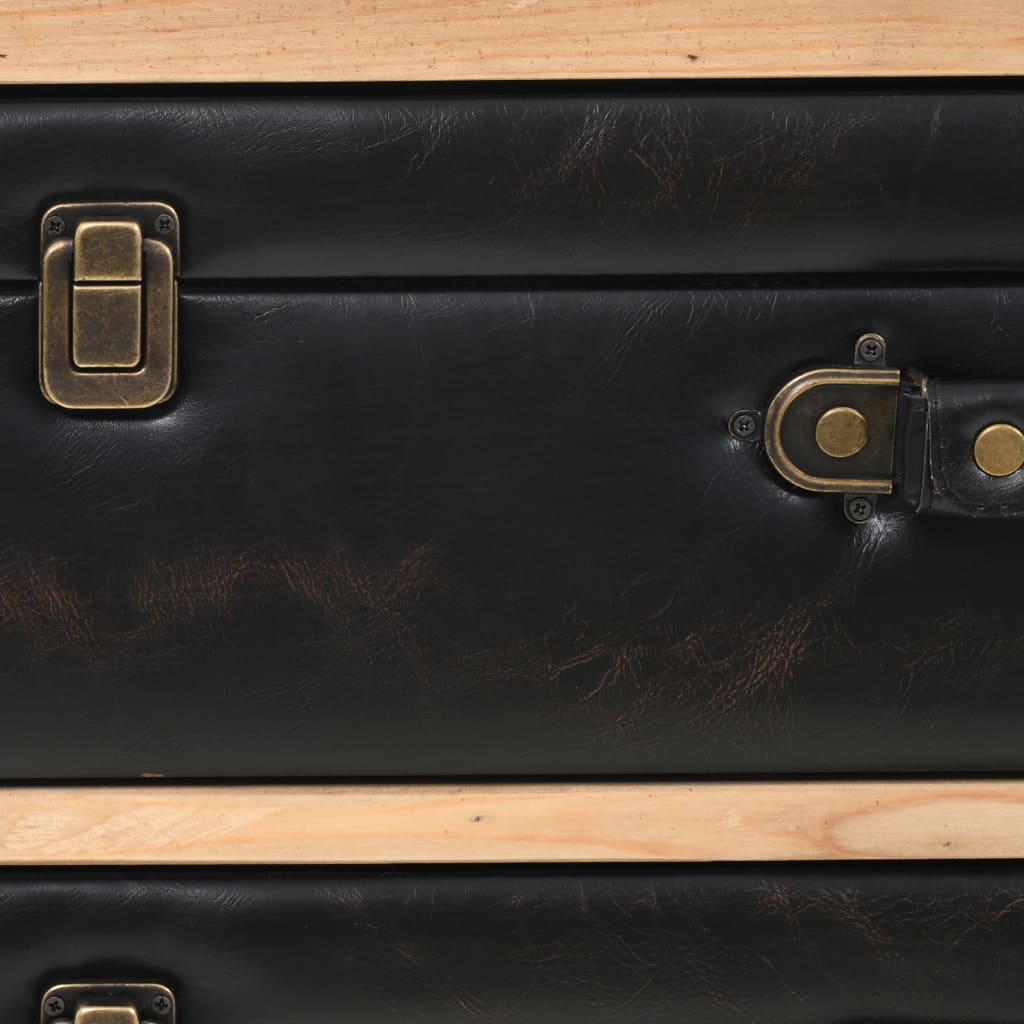 vidaXL Συρταριέρα 80 x 36 x 75 εκ. από Μασίφ Ξύλο Ελάτης