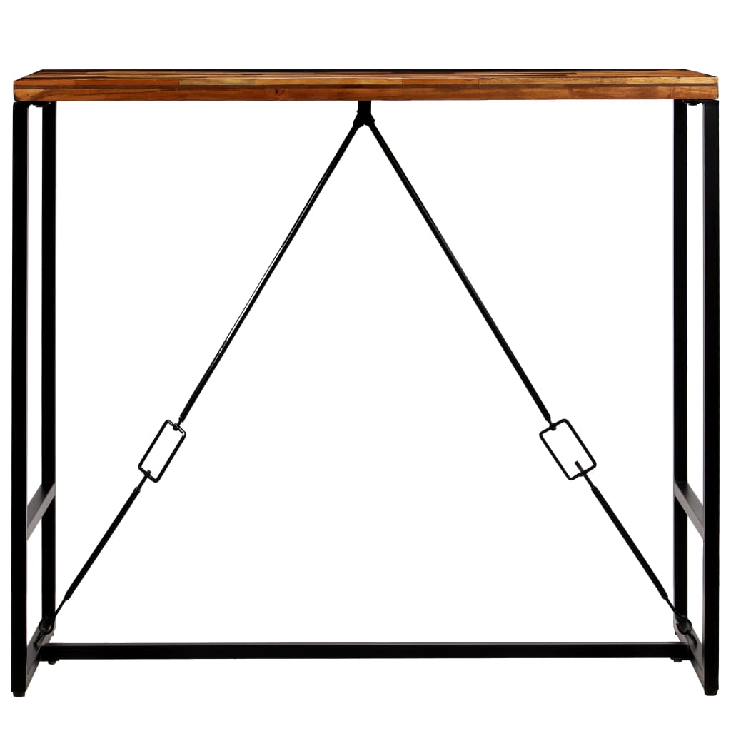 vidaXL Τραπέζι Μπαρ 120 x 60 x 106 εκ. από Μασίφ Ανακυκλωμένο Ξύλο