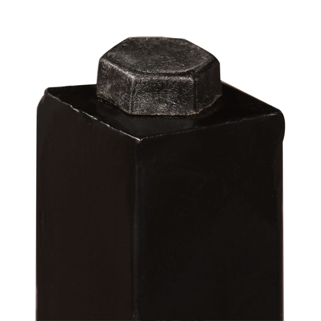 vidaXL Σετ Επίπλων Μπαρ 5 τεμ. Ανακυκλ. Ξύλο/Γνήσιο Δέρμα/Καραβόπανο