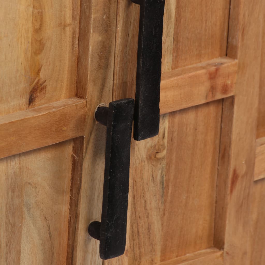 vidaXL Μπουφές Ψηλός Καφέ 60x35x76 εκ. από Μασίφ Ξύλο Ακακίας