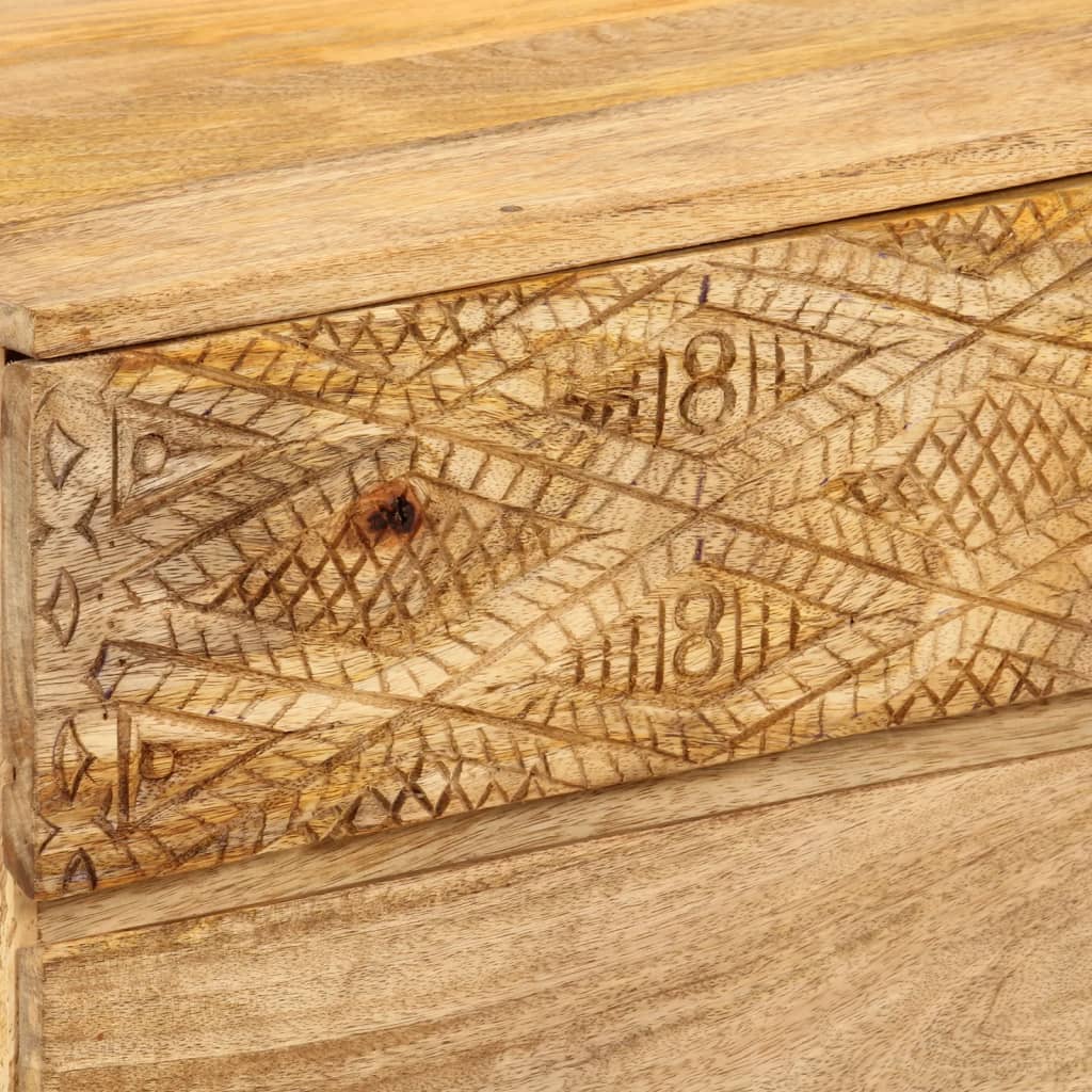 vidaXL Έπιπλο Τηλεόρασης 110 x 30 x 40 εκ. από Μασίφ Ξύλο Μάνγκο