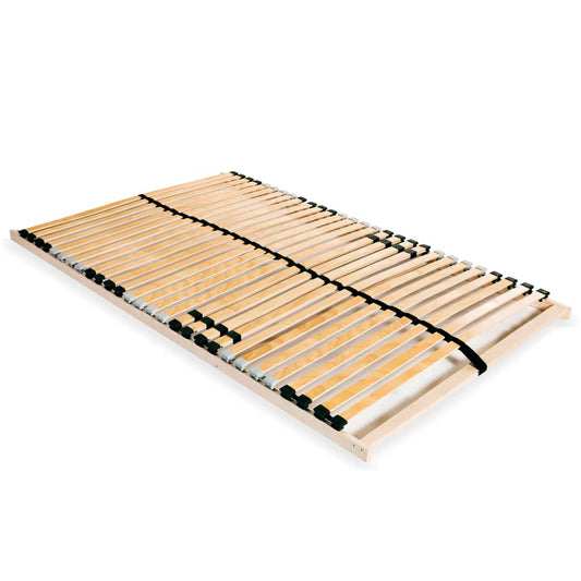 vidaXL Τελάρο Κρεβατιού με 28 Σανίδες & 7 Ζώνες 120 x 200 εκ.