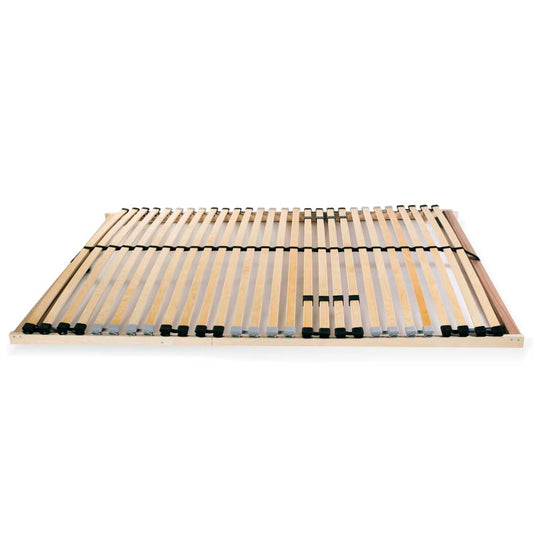 vidaXL Τελάρο Κρεβατιού με 28 Σανίδες & 7 Ζώνες 120 x 200 εκ.
