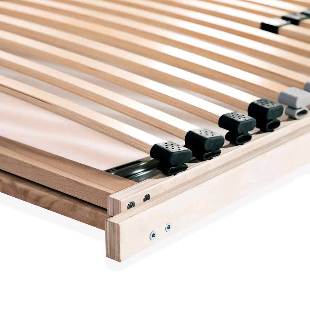 vidaXL Τελάρο Κρεβατιού με 28 Σανίδες & 7 Ζώνες 80 x 200 εκ.