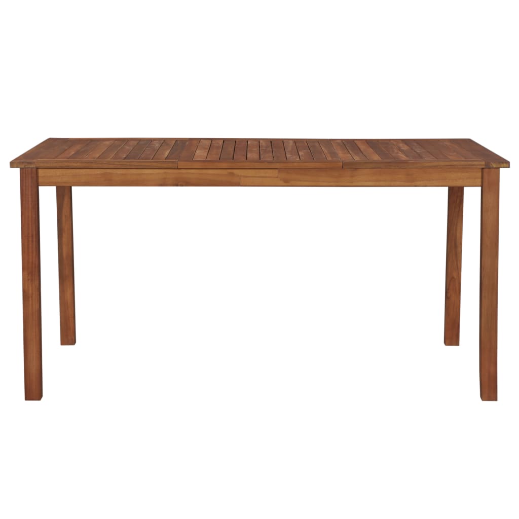 vidaXL Τραπέζι Κήπου 150 x 90 x 74 εκ. από Μασίφ Ξύλο Ακακίας