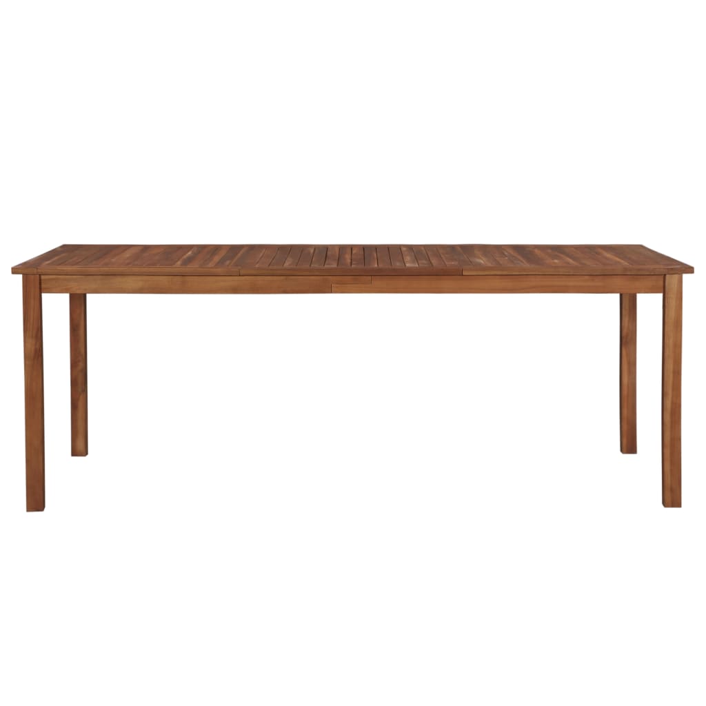 vidaXL Τραπέζι Κήπου 200 x 100 x 74 εκ. από Μασίφ Ξύλο Ακακίας