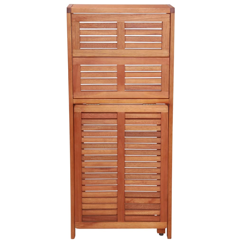 vidaXL Τραπεζαρίας Bistro Πτυσσόμενο Σετ 3 Τεμ. από Μασίφ Ξύλο Ακακίας