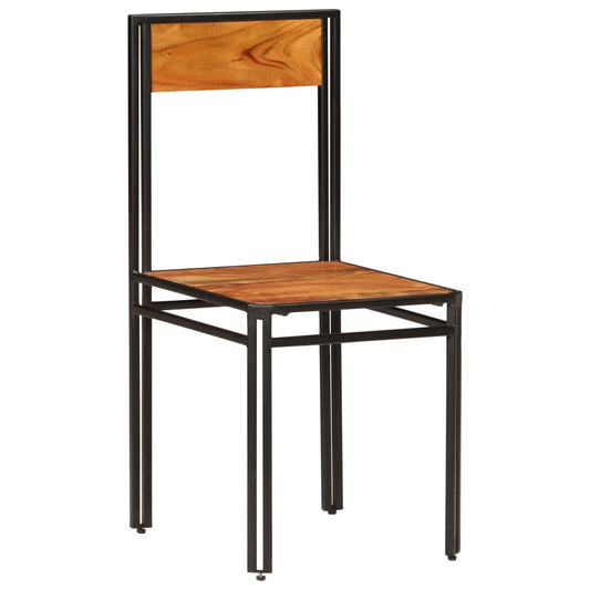 vidaXL Καρέκλες Τραπεζαρίας 2 Τεμ. από Μασίφ Ξύλο Ακακίας