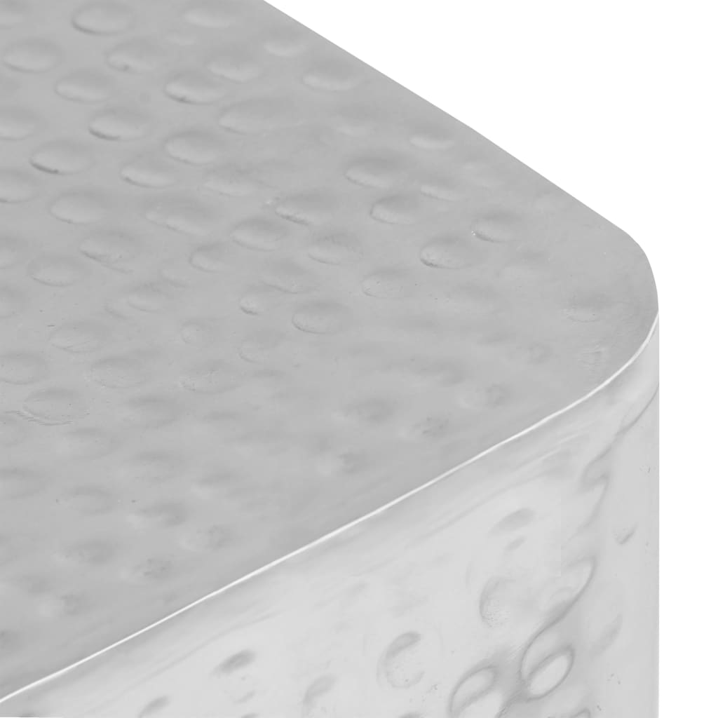 vidaXL Τραπεζάκια Σαλονιού 2 τεμ. Ασημί από Αλουμίνιο