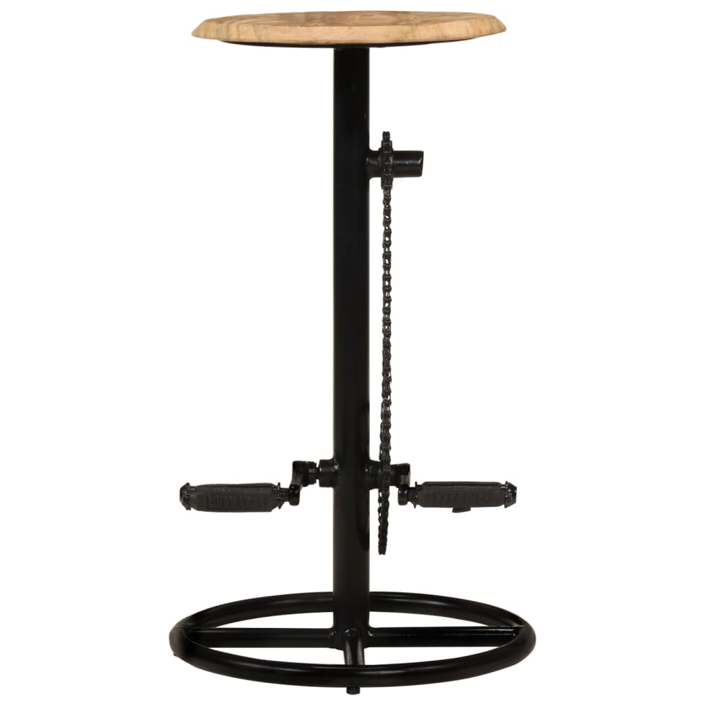 vidaXL Σκαμπό Μπαρ 2 τεμ. από Μασίφ Ξύλο Μάνγκο