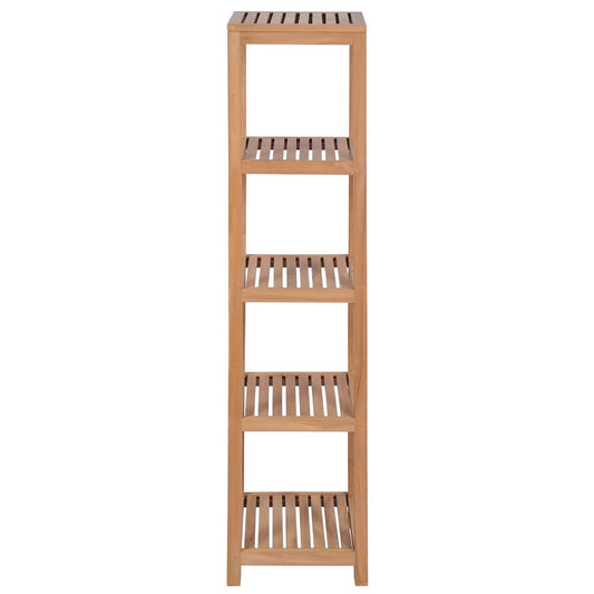 vidaXL Ραφιέρα Μπάνιου 4 Επιπέδων 42x42x165 εκ. από Μασίφ Ξύλο Teak