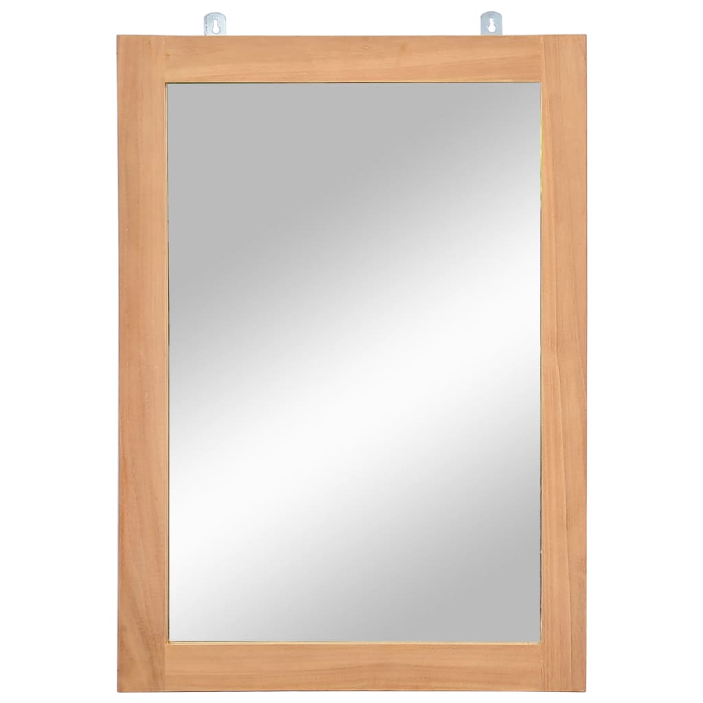 vidaXL Καθρέφτης Τοίχου 50 x 70 εκ. από Μασίφ Ξύλο Teak
