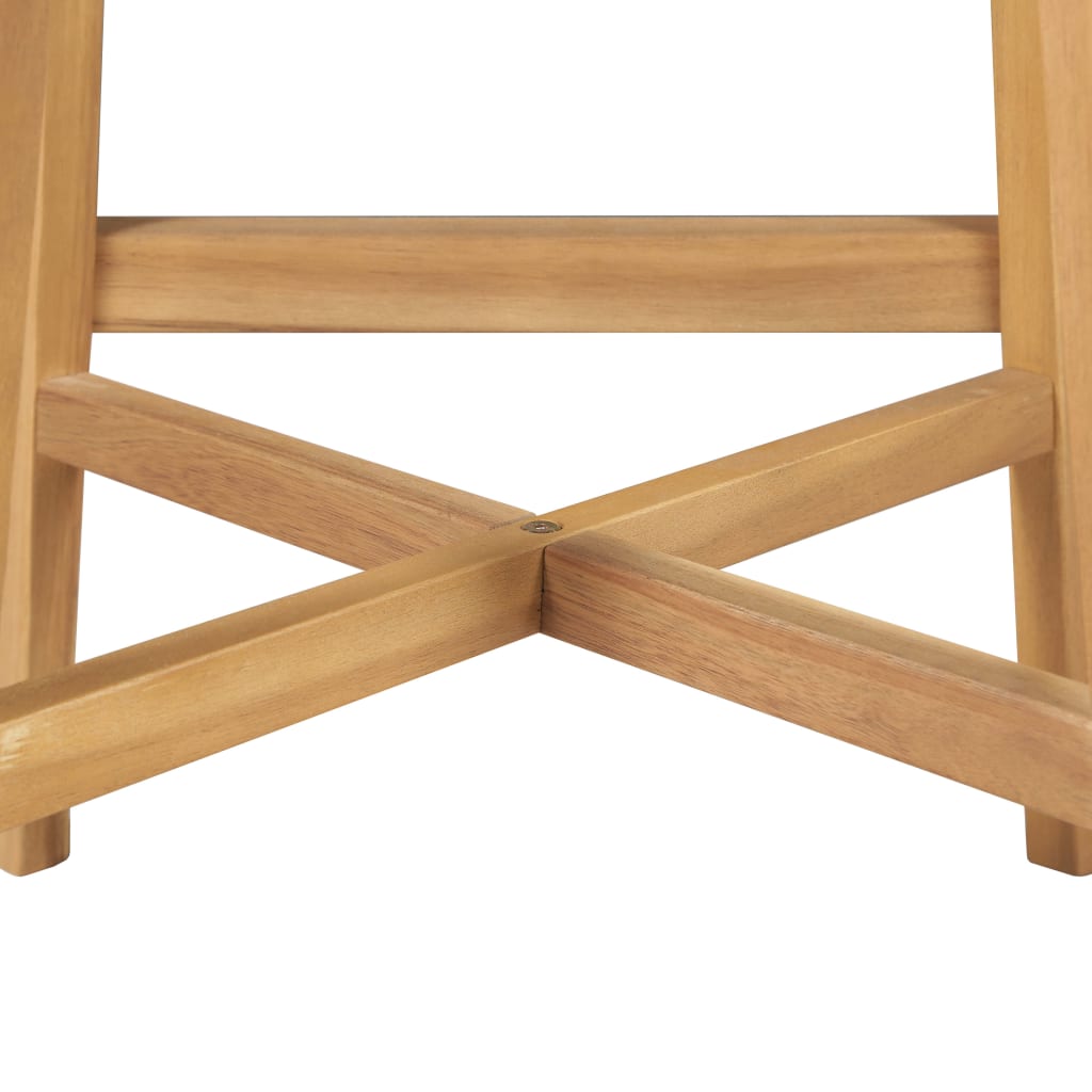 vidaXL Καρέκλες Μπαρ 2 τεμ. από Μασίφ Ξύλο Ακακίας