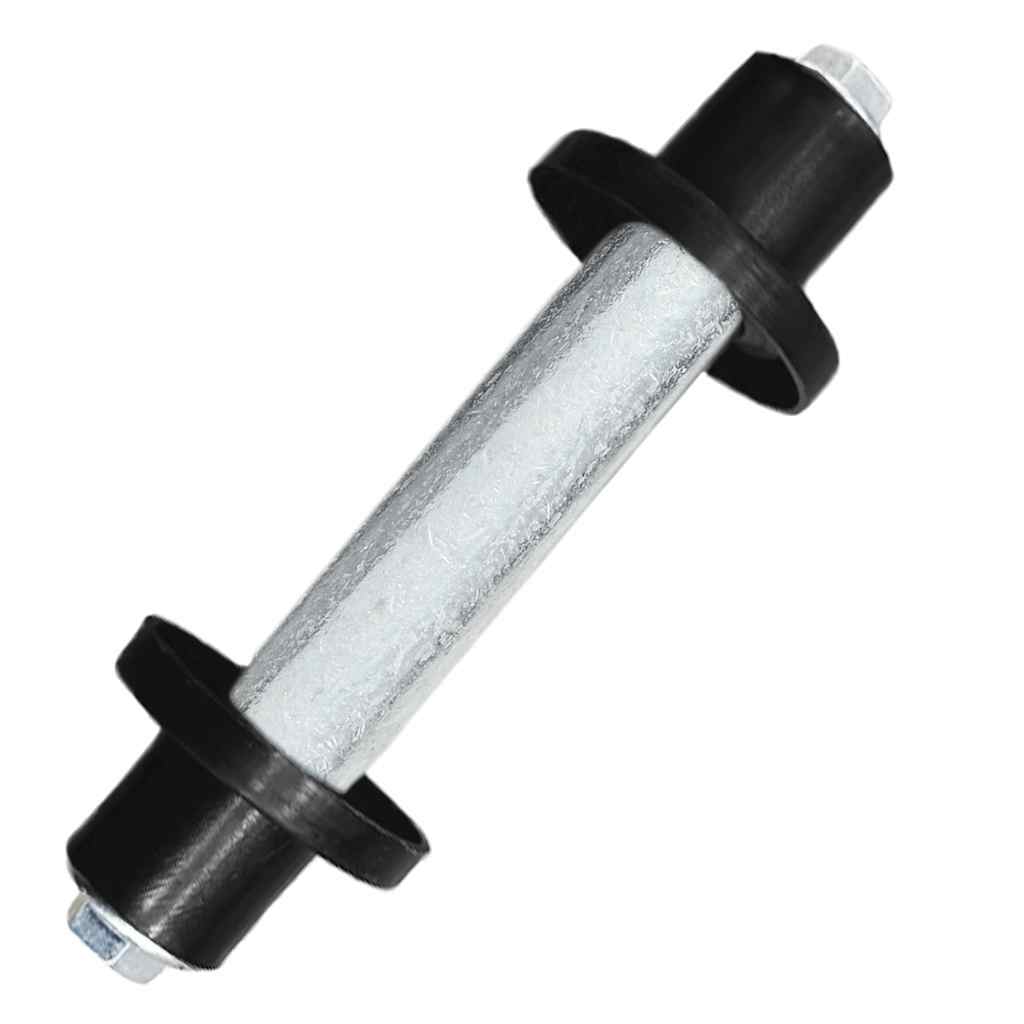 vidaXL Ρόδα για Καρότσι 4.00-8 390 χιλ. Συμπαγής Πολυουρεθάνη με Άξονα