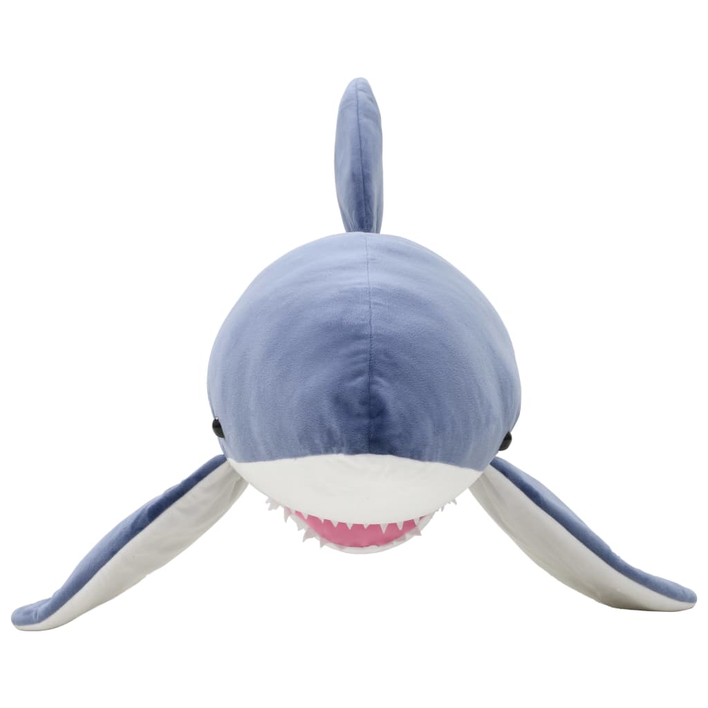 vidaXL Λούτρινο Παιχνίδι Αγκαλιάς White Shark Μπλε και Λευκό