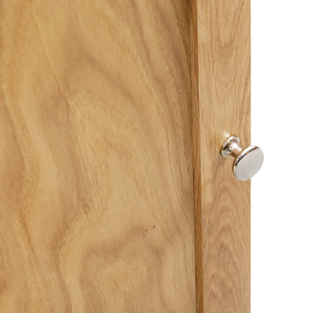 vidaXL Έπιπλο/Ντουλάπι Γωνιακό 59 x 36 x 180 εκ. από Μασίφ Ξύλο Δρυός