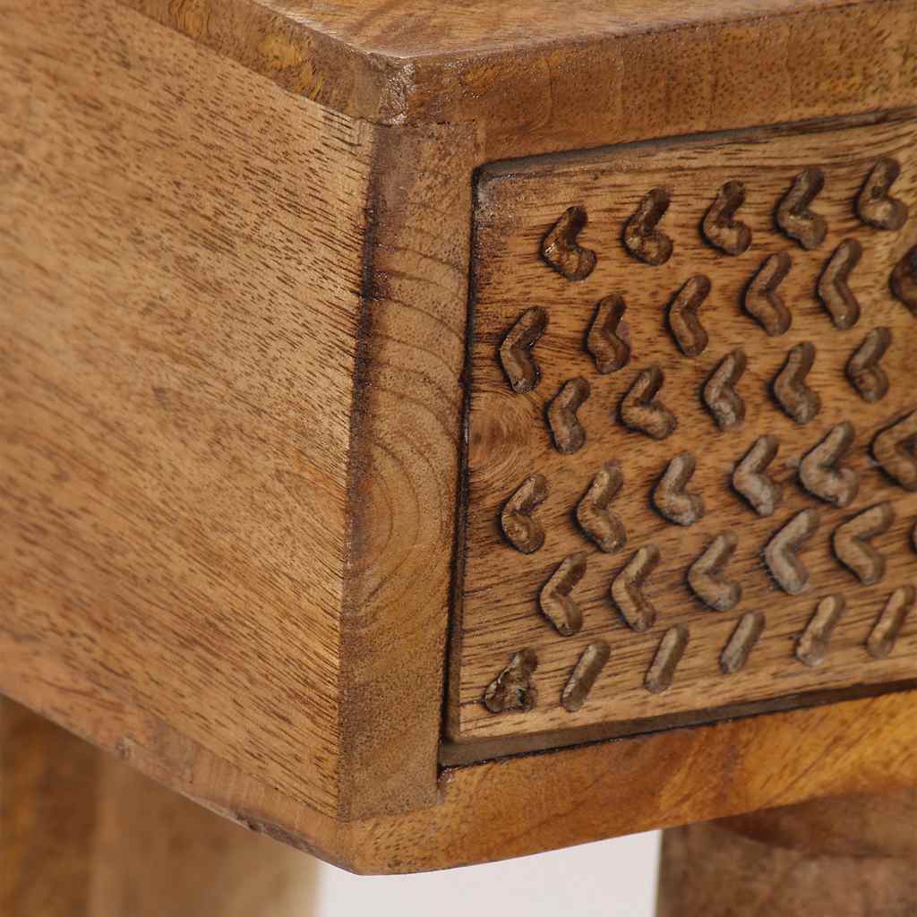 vidaXL Τραπέζι Κονσόλα 102 x 30 x 79 εκ. από Μασίφ Ξύλο Μάνγκο