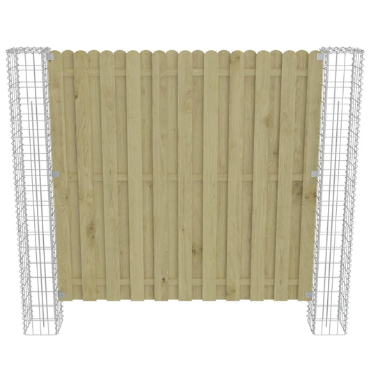 vidaXL Στύλος Περιφράξεων 2 pcs Ασημί 20 x 20 x 190 εκ. Μέταλλο