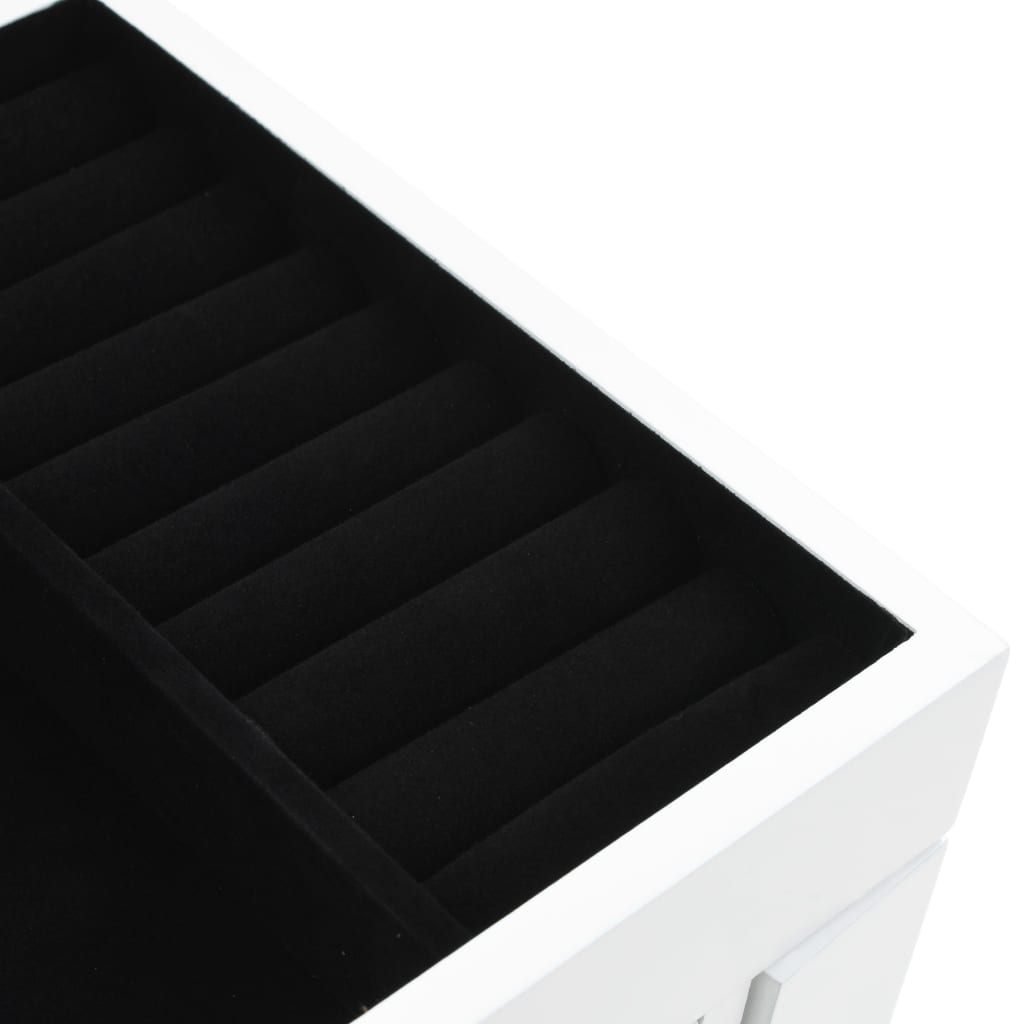 vidaXL Κοσμηματοθήκη Δαπέδου Λευκή