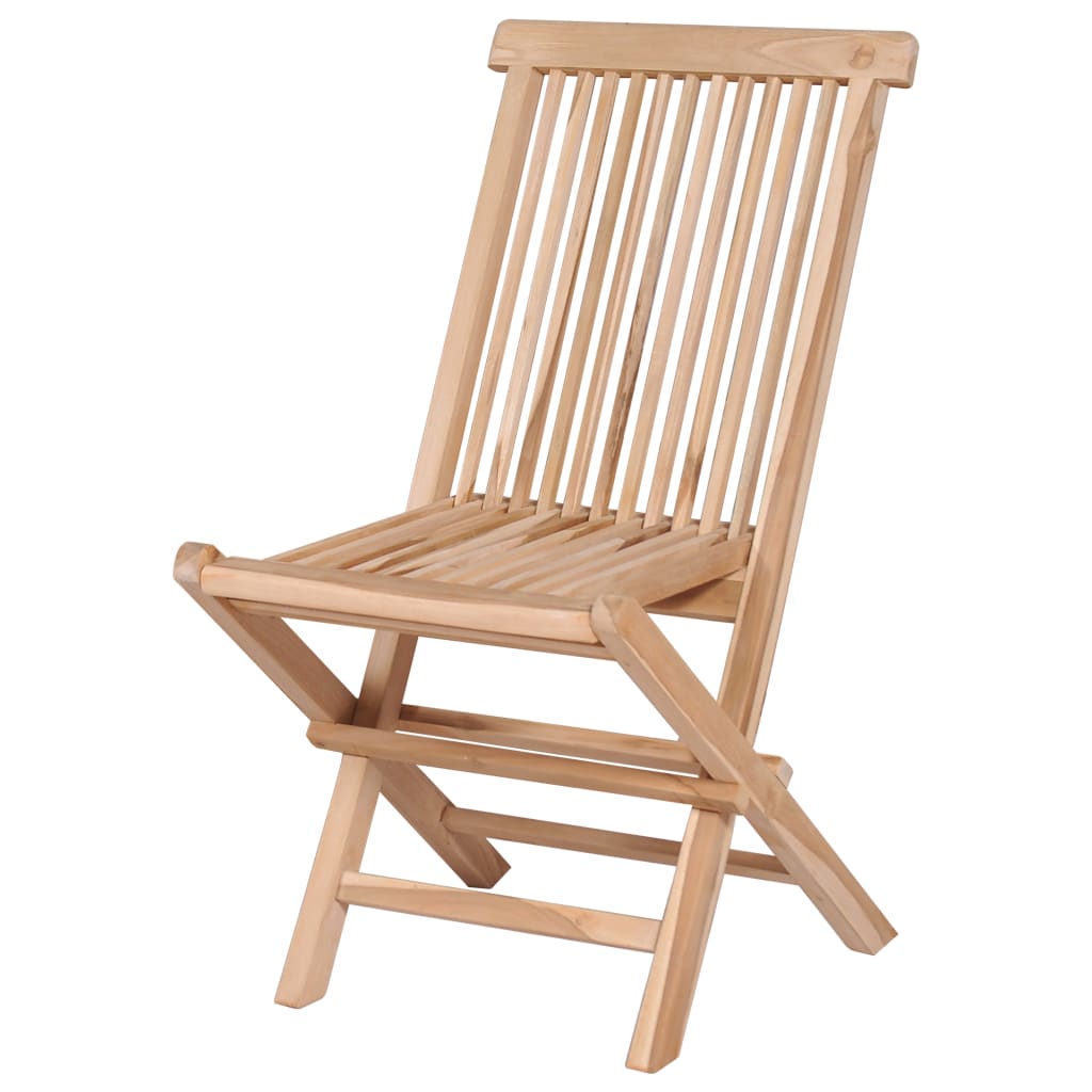 vidaXL Σετ Τραπεζαρίας Εξ. Χώρου Πτυσσόμενο 7 τεμ. από Μασίφ Ξύλο Teak