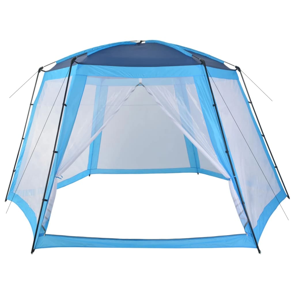vidaXL Σκίαστρο Πισίνας Μπλε 500 x 433 x 250 εκ. Υφασμάτινο