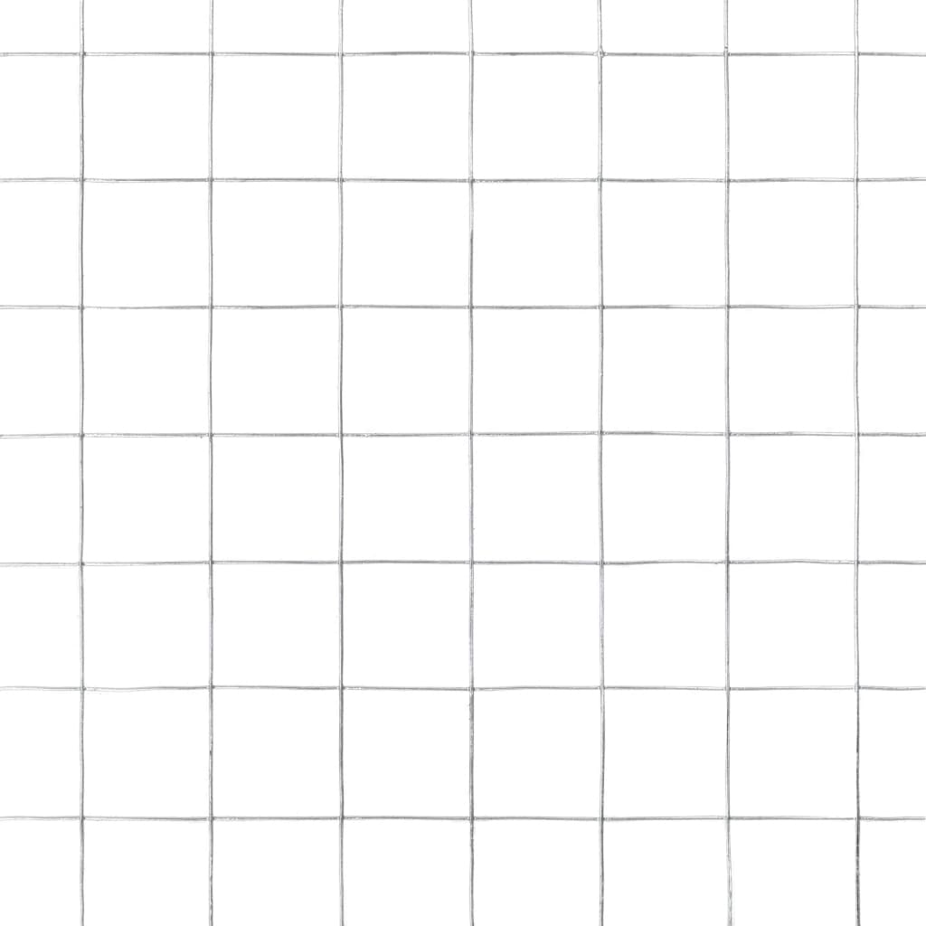 vidaXL Συρματόπλεγμα Κοτετσόσυρμα Ασημί 10 x 1,5 μ. Γαλβαν. Ατσάλι