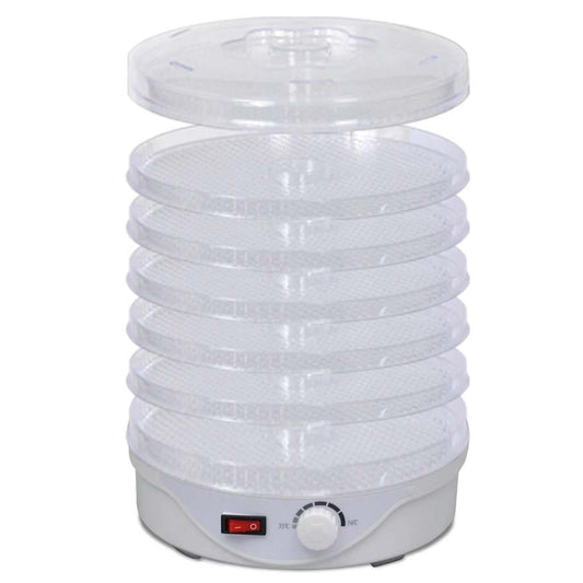 vidaXL Αποξηραντής Τροφίμων Στρογγυλός 250 W με 6 Δίσκους
