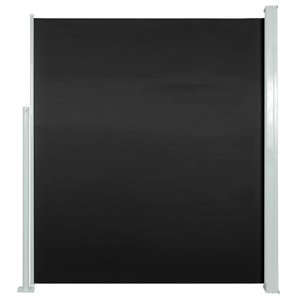 vidaXL Σκίαστρο Πλαϊνό Συρόμενο Μαύρο 140 x 300 εκ.