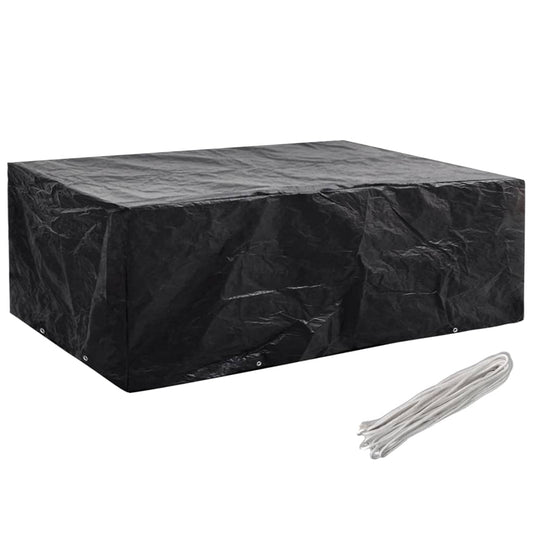 vidaXL Κάλυμμα Επίπλων Κήπου με 8 Κρίκους 242 x 162 x 100 εκ.