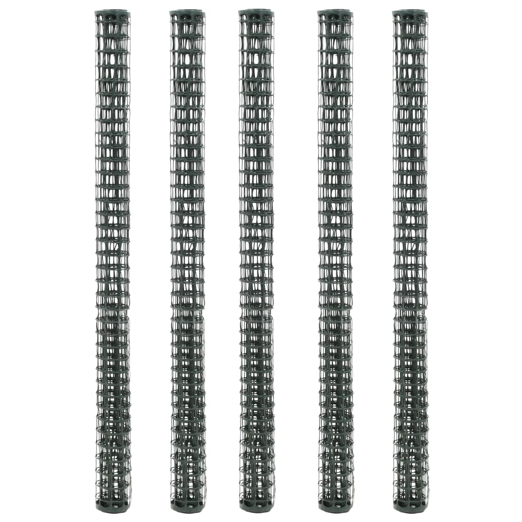 vidaXL Πλέγματα Περίφραξης Κήπου 5 Τεμ. Πράσινα 1x1,2 μ. από HDPE