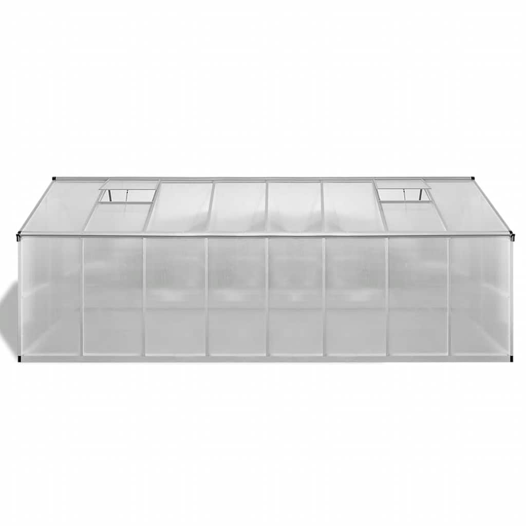 vidaXL Θερμοκήπιο 481 x 250 x 195 εκ. 23,44 μ³ Αλουμινίου