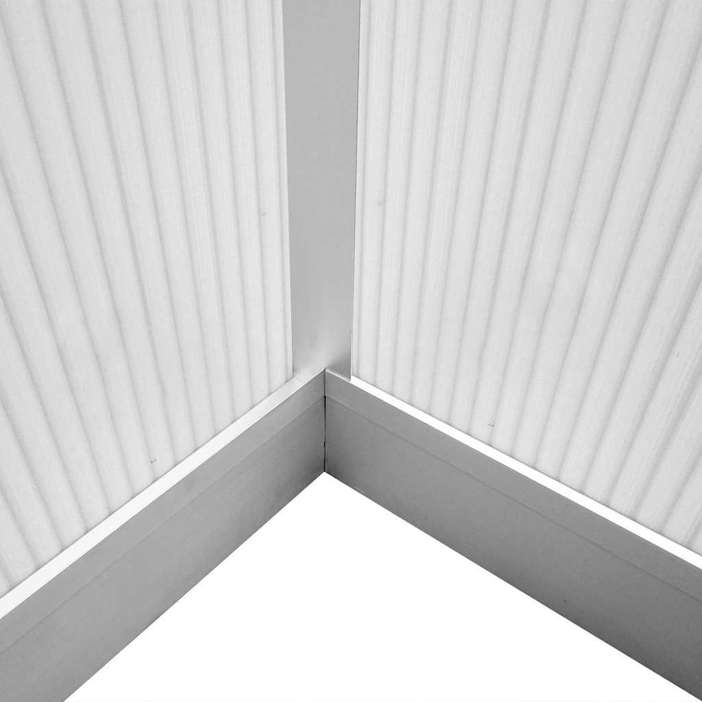 vidaXL Θερμοκήπιο 481 x 250 x 195 εκ. 23,44 μ³ Αλουμινίου