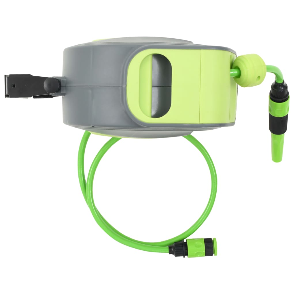 vidaXL Ανέμη Αυτόματη με Λάστιχο Τοίχου 10 + 1 μ.