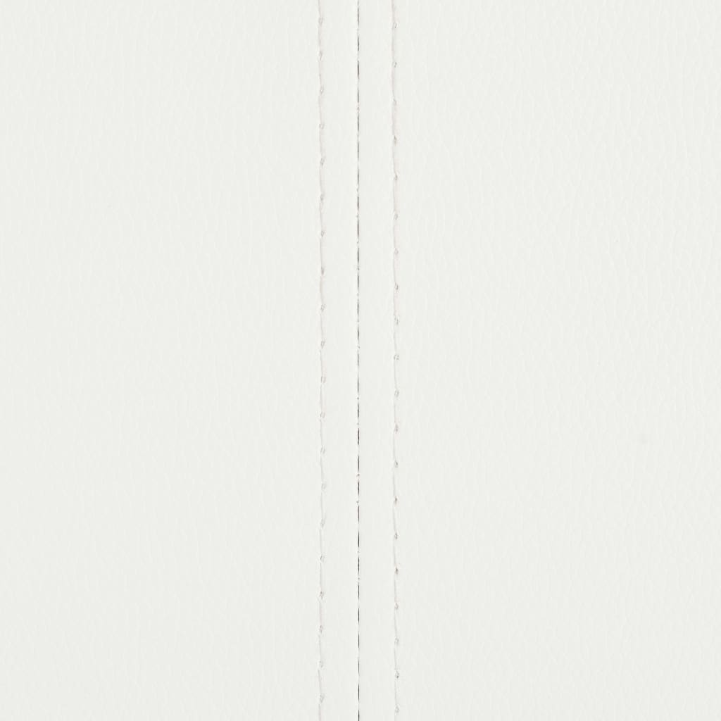 vidaXL Καρέκλες Τραπεζαρίας «Πρόβολος» 6 τεμ. Λευκές Συνθετικό Δέρμα