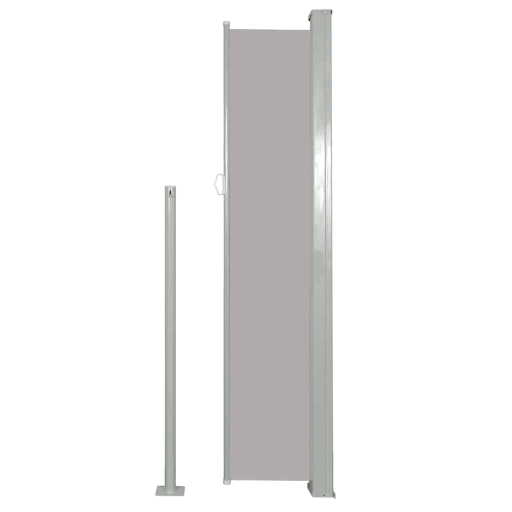 vidaXL Σκίαστρο Πλαϊνό Συρόμενο Γκρι 160 x 500 εκ.