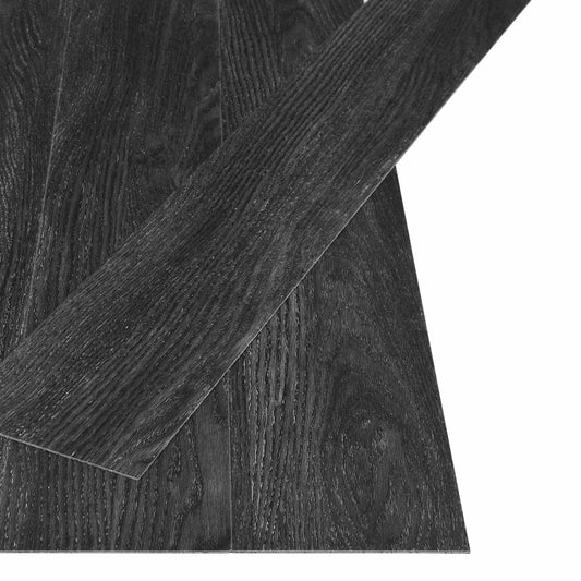 vidaXL Αυτοκόλλητη Πλάκα Δαπέδου Φύση 32 pcs Ανθρακί 4,46 τ.μ. PVC
