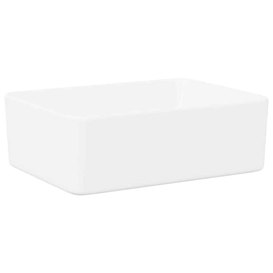 vidaXL Νιπτήρας Λευκός 40 x 30 x 13 εκ. Κεραμικός