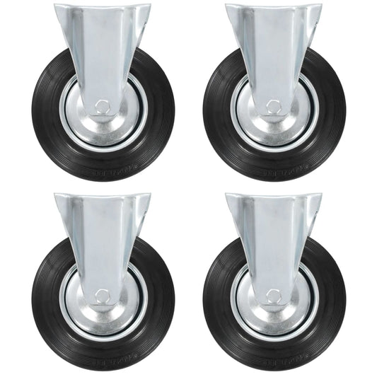 vidaXL Ρόδες Σταθερές 4 τεμ. 200 χιλ.