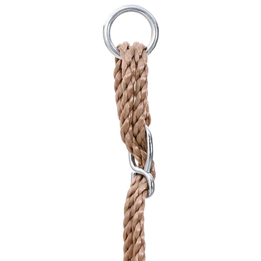 vidaXL Κούνια Παιδική Μπλε από Βαμβάκι / Ξύλο με Ζώνη Ασφαλείας