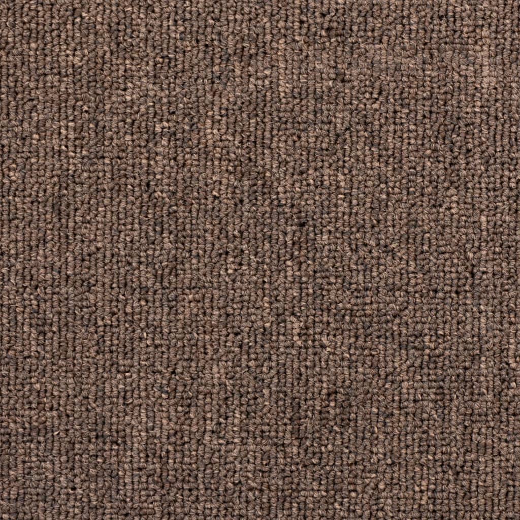 vidaXL Πατάκια Σκάλας 15 τεμ. Χρώμα Coffee Brown 65 x 24 x 4 εκ.