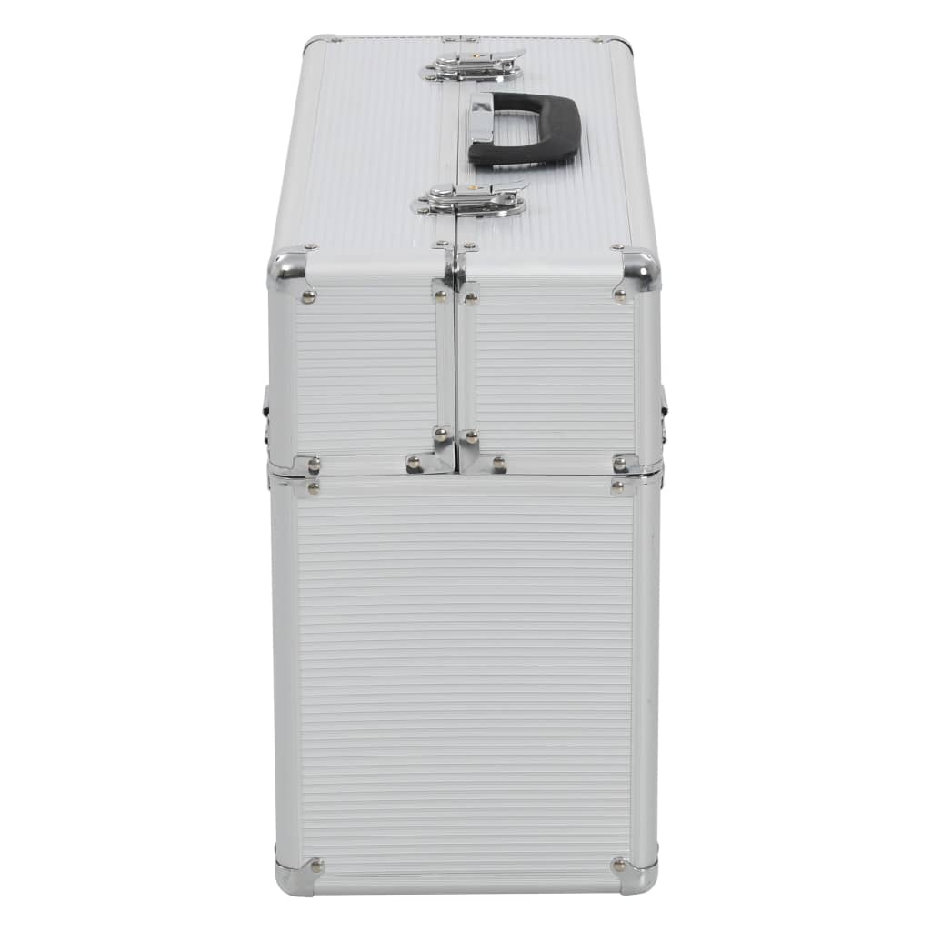 vidaXL Εργαλειοθήκη 47x36x20 εκ. Ασημί Αλουμινίου