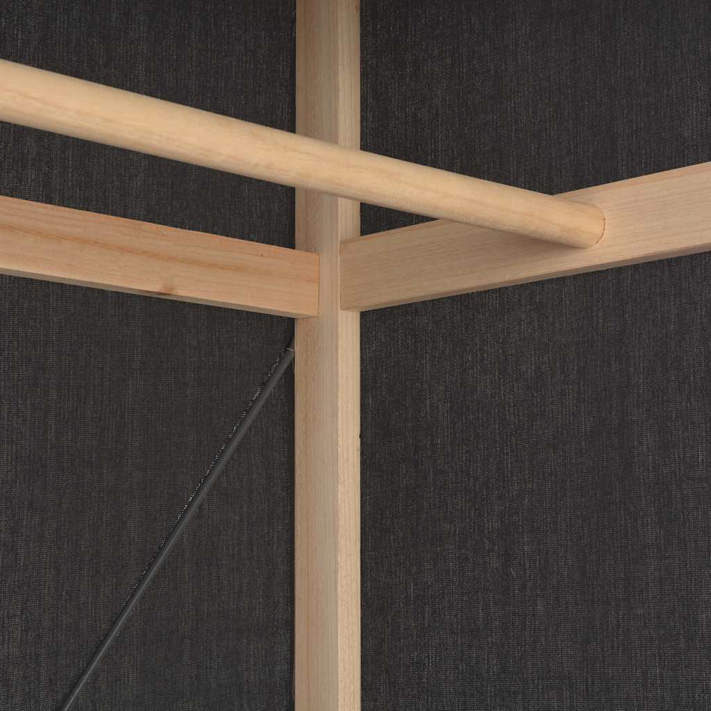 vidaXL Ντουλάπα Γκρι 79 x 40 x 170 εκ. Υφασμάτινη