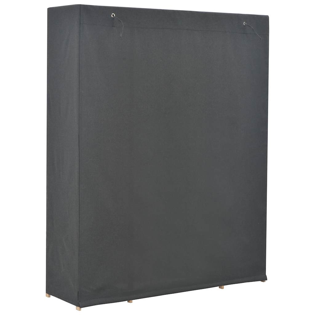 vidaXL Ντουλάπα Γκρι 135 x 40 x 170 εκ. Υφασμάτινη